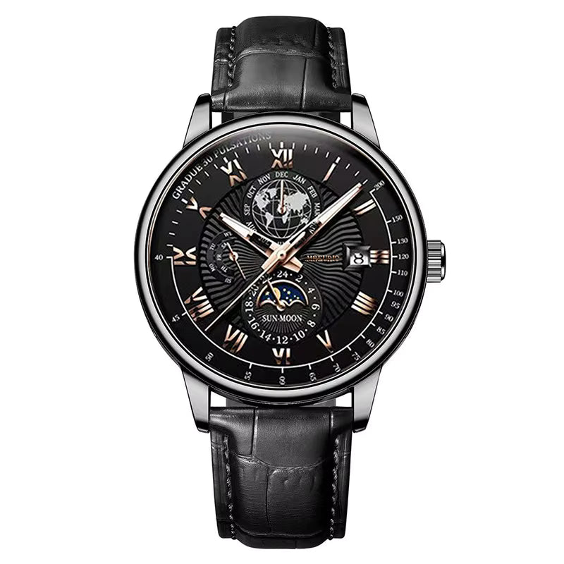 Montre homme tendance ciel étoilé lune Fenyi