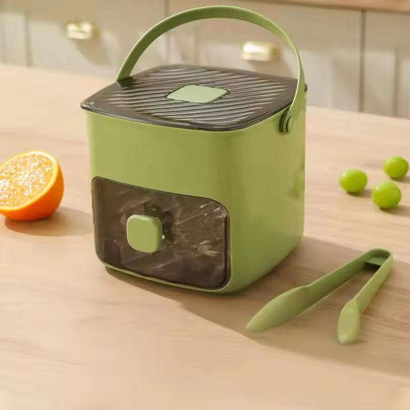 Machine à Glaçons Manuelle avec Réservoir – Idéal pour Cocktails, Jus et Boissons Fraîches