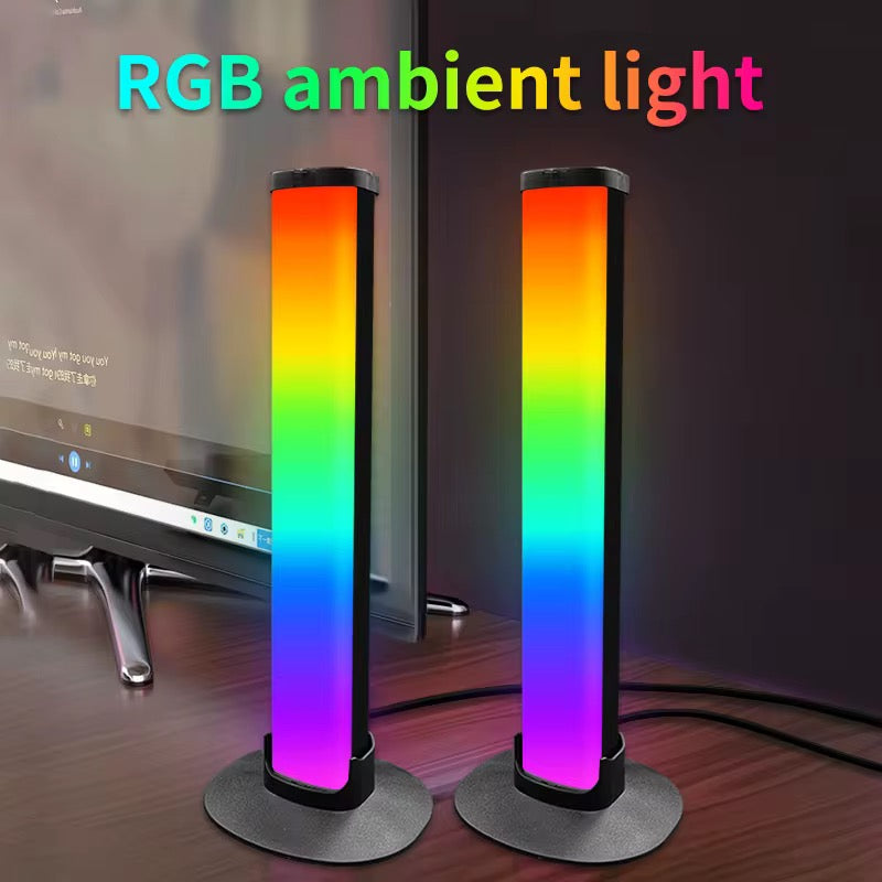 Barres Lumineuses RGB Smart Flow – Kit d'Ambiance LED pour Gaming, Musique et Cinéma