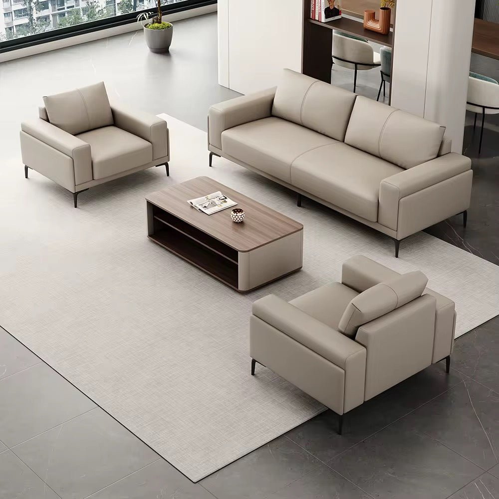 Ensemble de Canapés de Direction de Luxe – Cuir Premium & Design Moderne