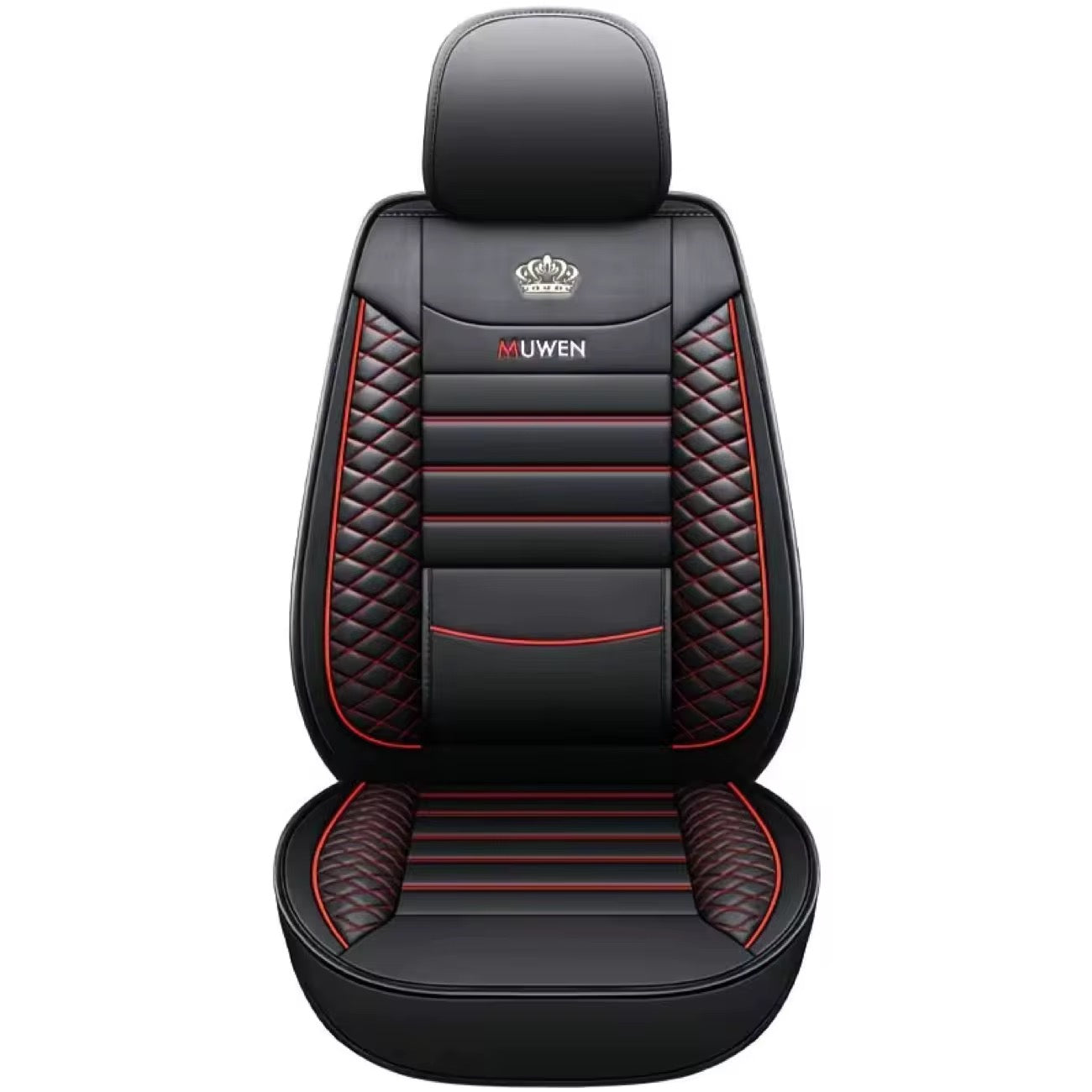 Housse de Siège Auto Intégrale en Cuir Premium - Protection de Siège de Voiture Toutes Saisons