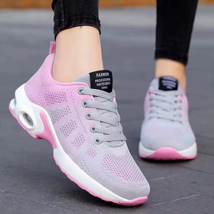 Baskets "Air-Active" en Maille Tissée – Chaussures de Course Ultra-Légères pour Femmes