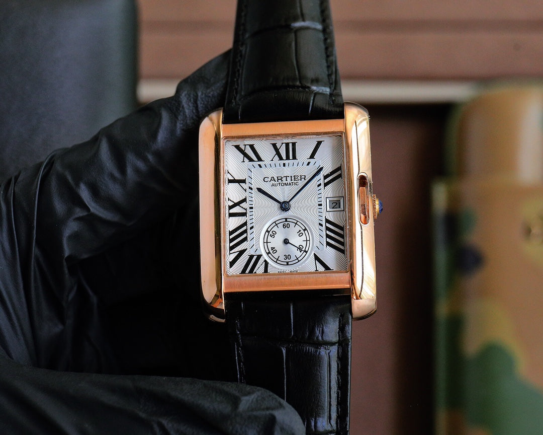 Garde-temps Cartier Drive – Cadran Guilloché, Date et Petite Seconde