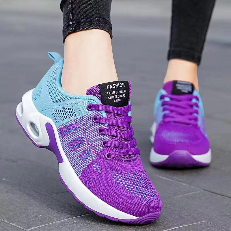 Baskets "Air-Active" en Maille Tissée – Chaussures de Course Ultra-Légères pour Femmes
