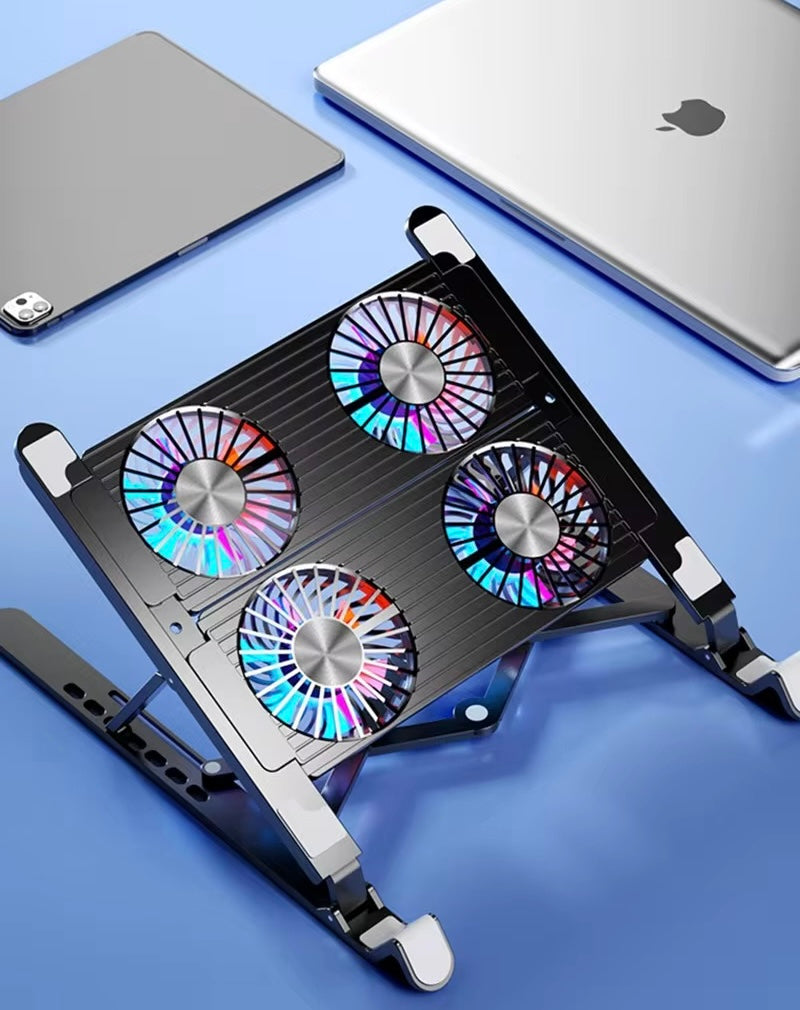 Support Ventilé pour Ordinateur Portable et Tablette – Design Pliable