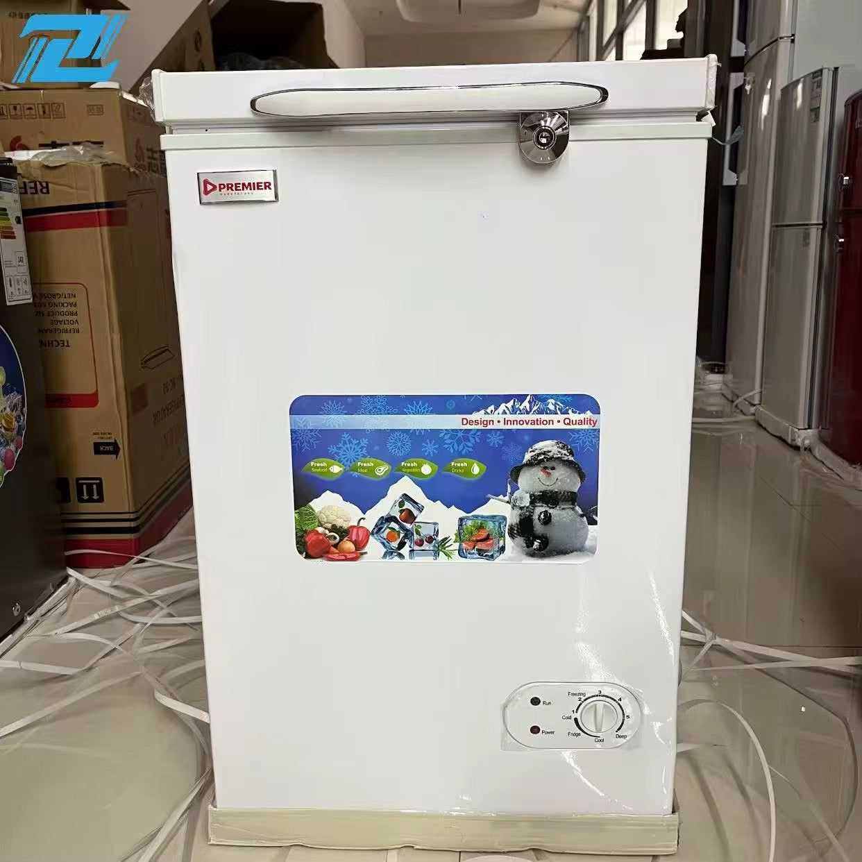 Congélateur d'Appoint 100L – Idéal Studio, Camping et Petit Commerce