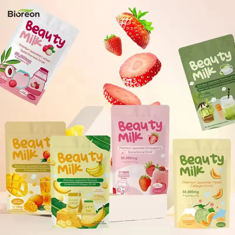 Lait de Beauté au Collagène et Melon Japonais – Éclat & Minceur