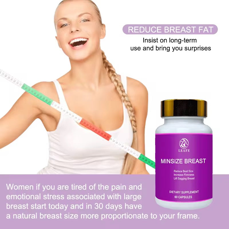 Complément Minsize Breast 60 Capsules – Réduction et Raffermissement Naturel de la Poitrine