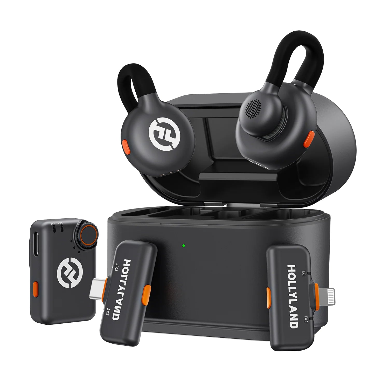 Pack Combo Hollyland Lark M2S : Micro Cravate Ultra-Léger + Retour Son