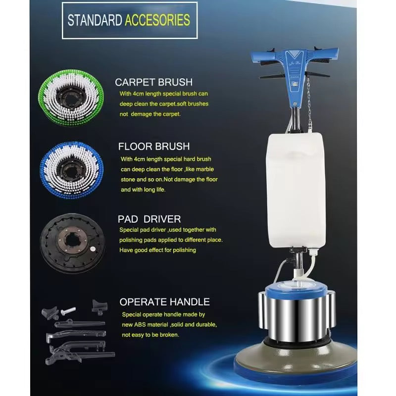 Monobrosse Électrique Professionnelle 220V – Nettoyage, Polissage et Entretien des Sols