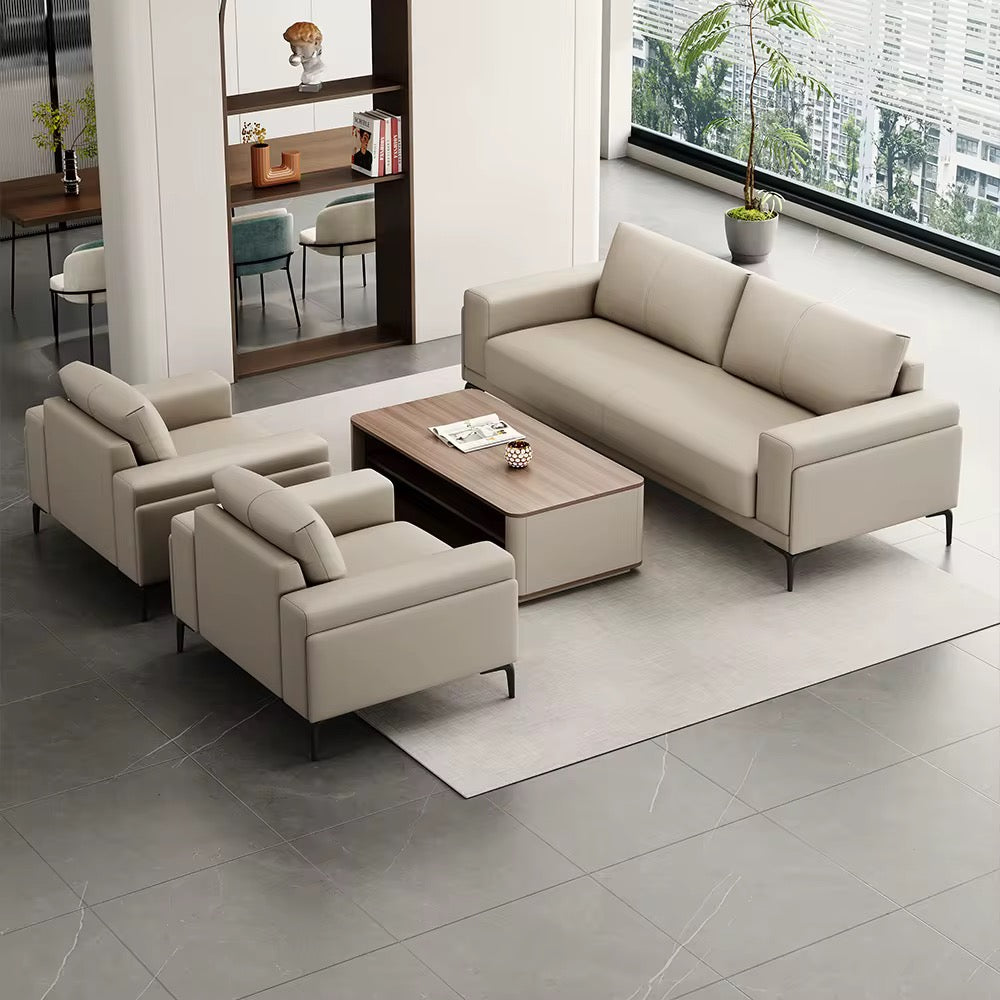 Ensemble de Canapés de Direction de Luxe – Cuir Premium & Design Moderne