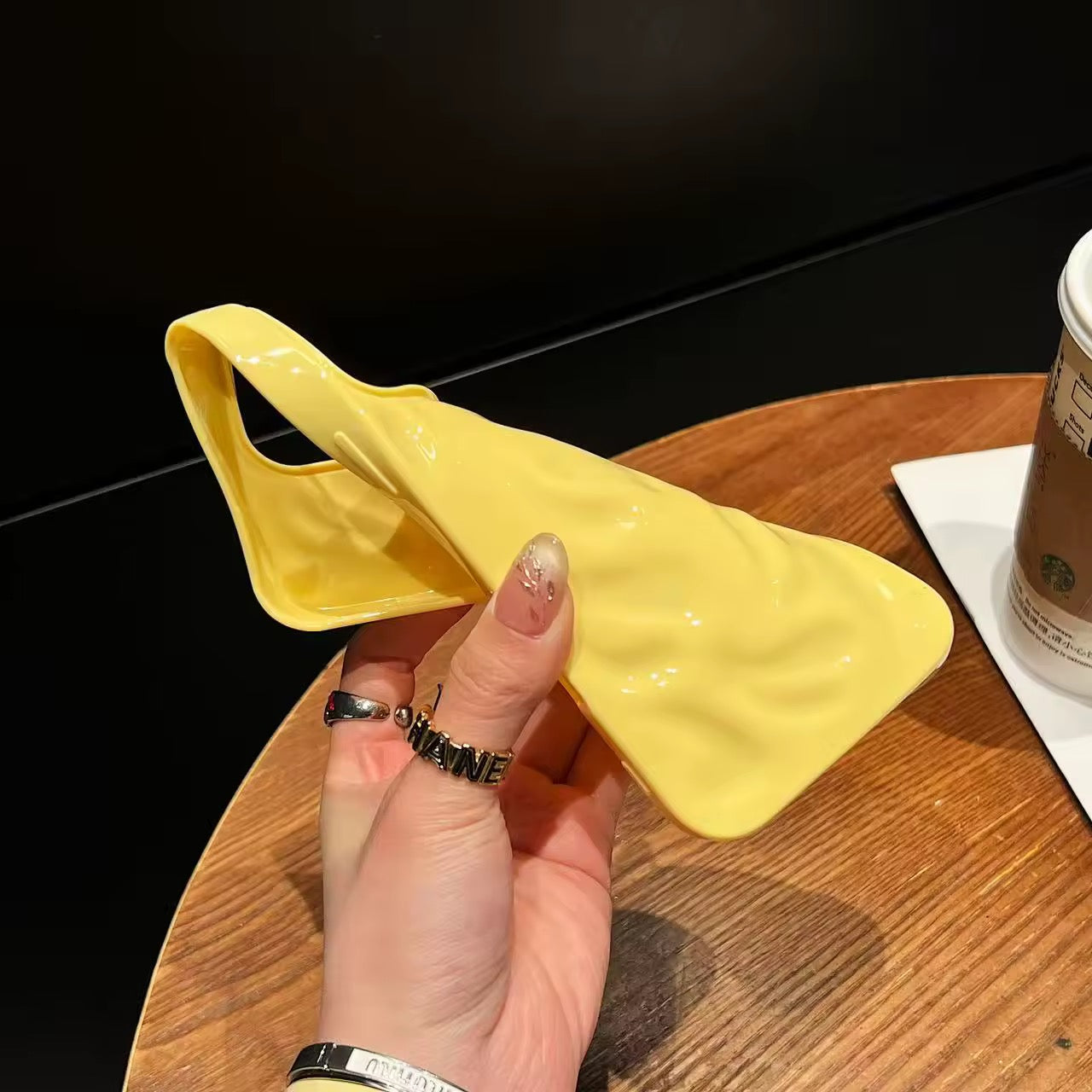 Coque iPhone en TPU 3D Anti-chute – Design Ondulation de l'Eau Couleurs Pastel