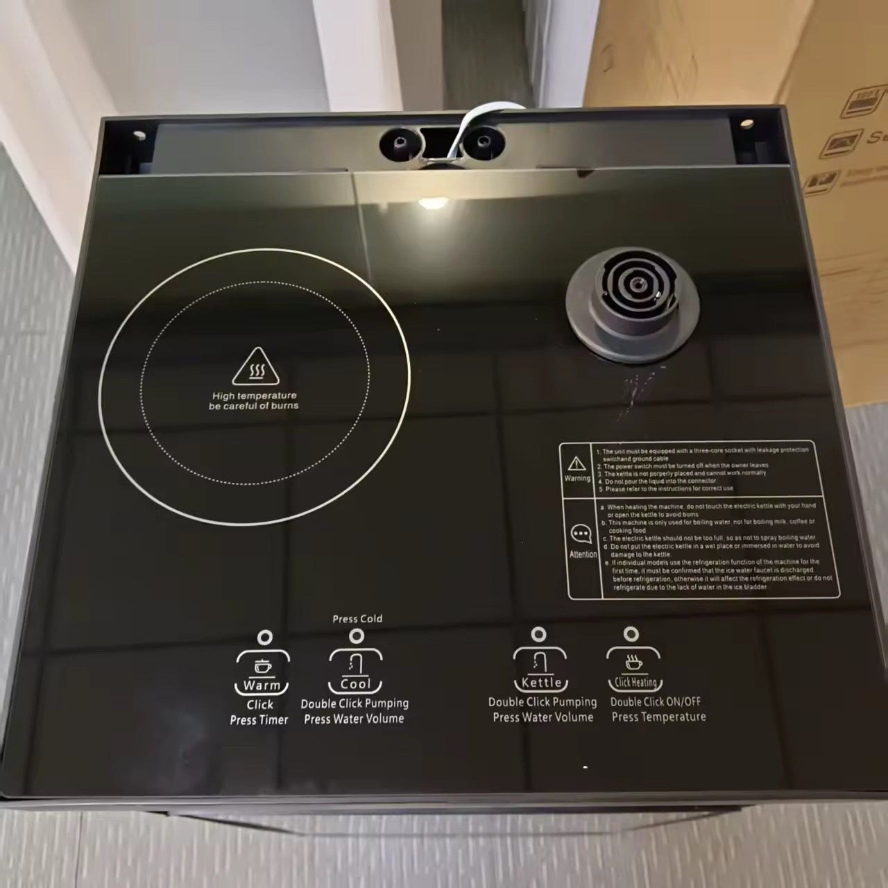 Station de Thé Intelligente X-Home – Distributeur d'Eau Chaud/Froid avec Théière & Thermo intégré