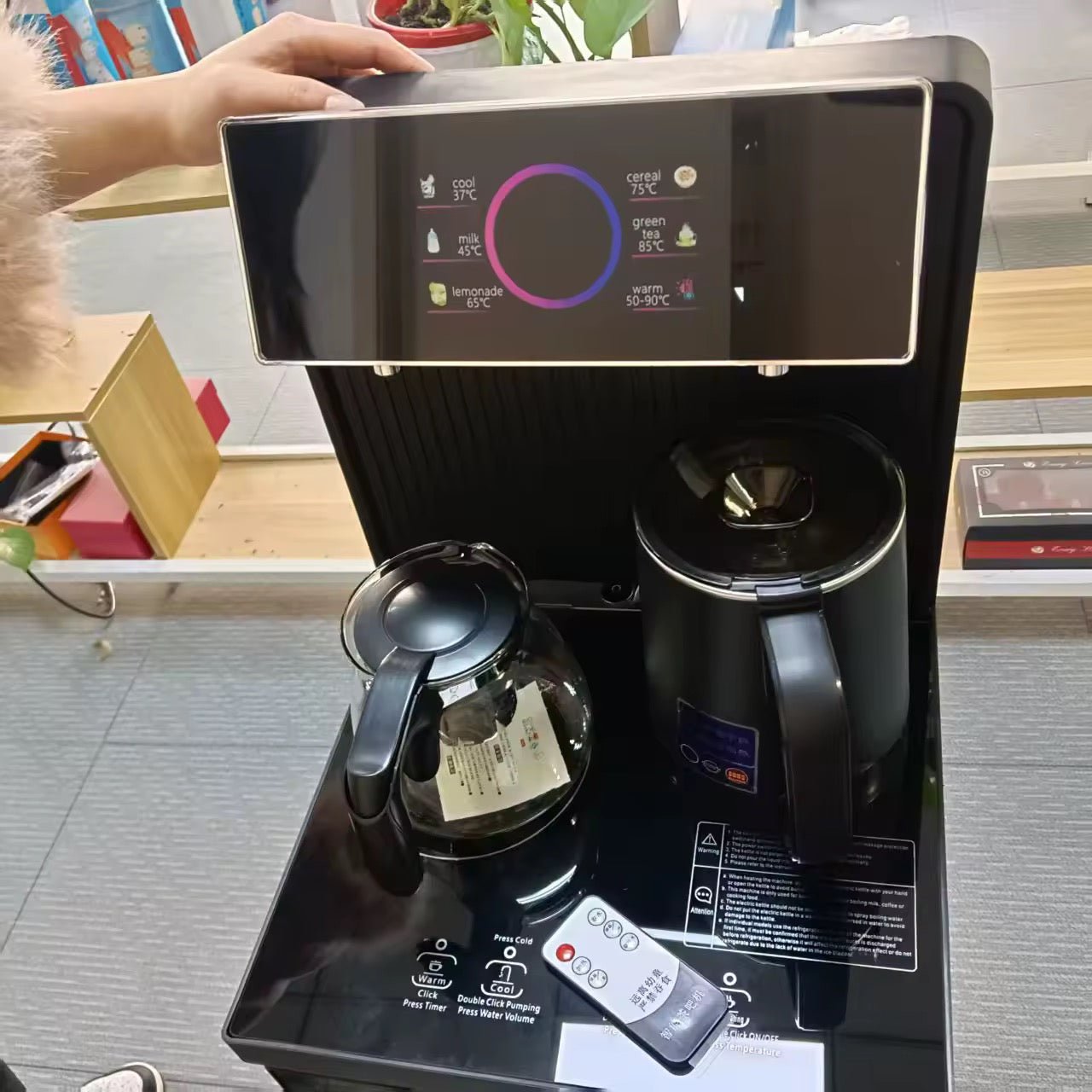 Station de Thé Intelligente X-Home – Distributeur d'Eau Chaud/Froid avec Théière & Thermo intégré