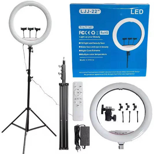 Ring Light LED – Studio de Lumière Complet avec Trépied