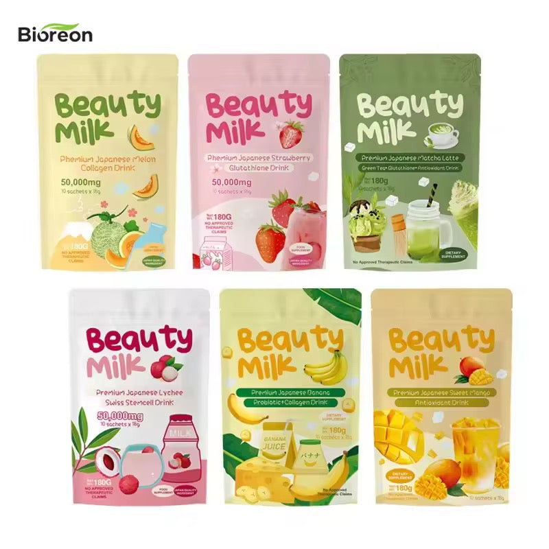 Lait de Beauté au Collagène et Melon Japonais – Éclat & Minceur