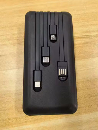 Power Bank "All-in-One" Haute Densité – Jusqu'à 50 000 mAh avec Câbles Intégrés