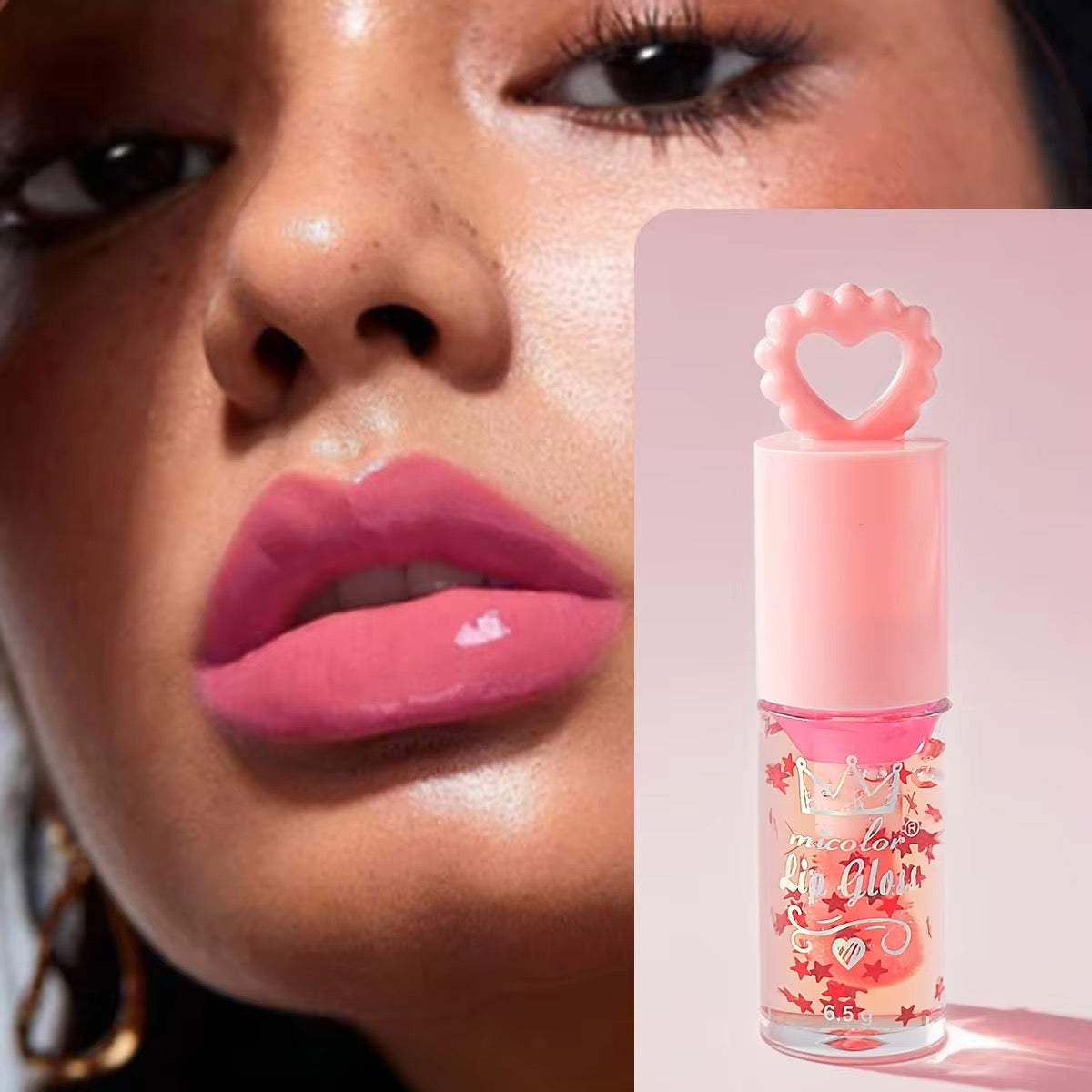 Gloss Cristal Ultra-Brillant – Huile à Lèvres Hydratante & Effet Miroir