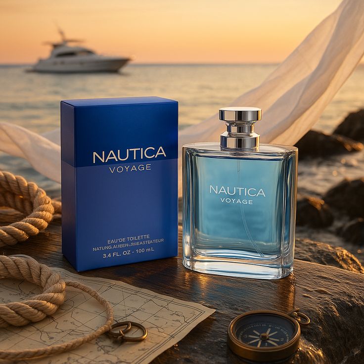 parfum inspiré de la légendaire collection Nautica Voyage