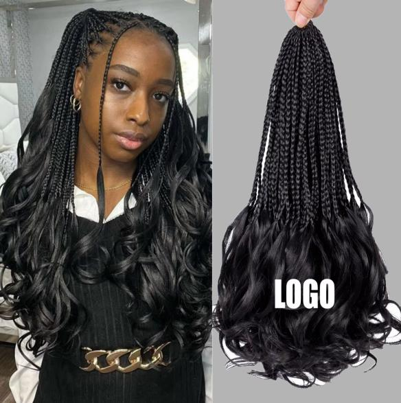 Extensions de cheveux synthétiques pour tresses