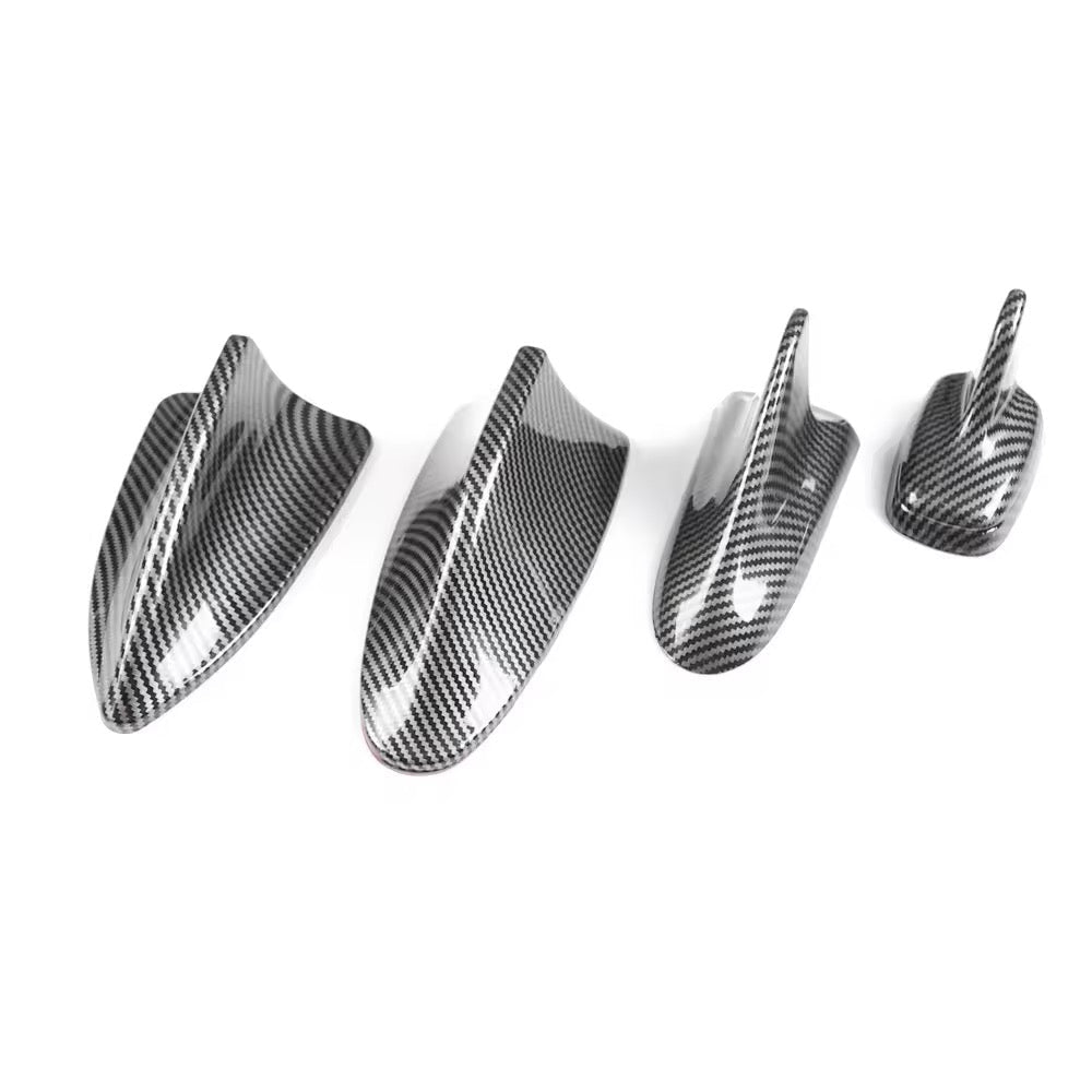 Antenne de Décoration Aileron de Requin – Finition Fibre de Carbone, Design Aérodynamique Universel pour Toit de Voiture - HGL - CHINA