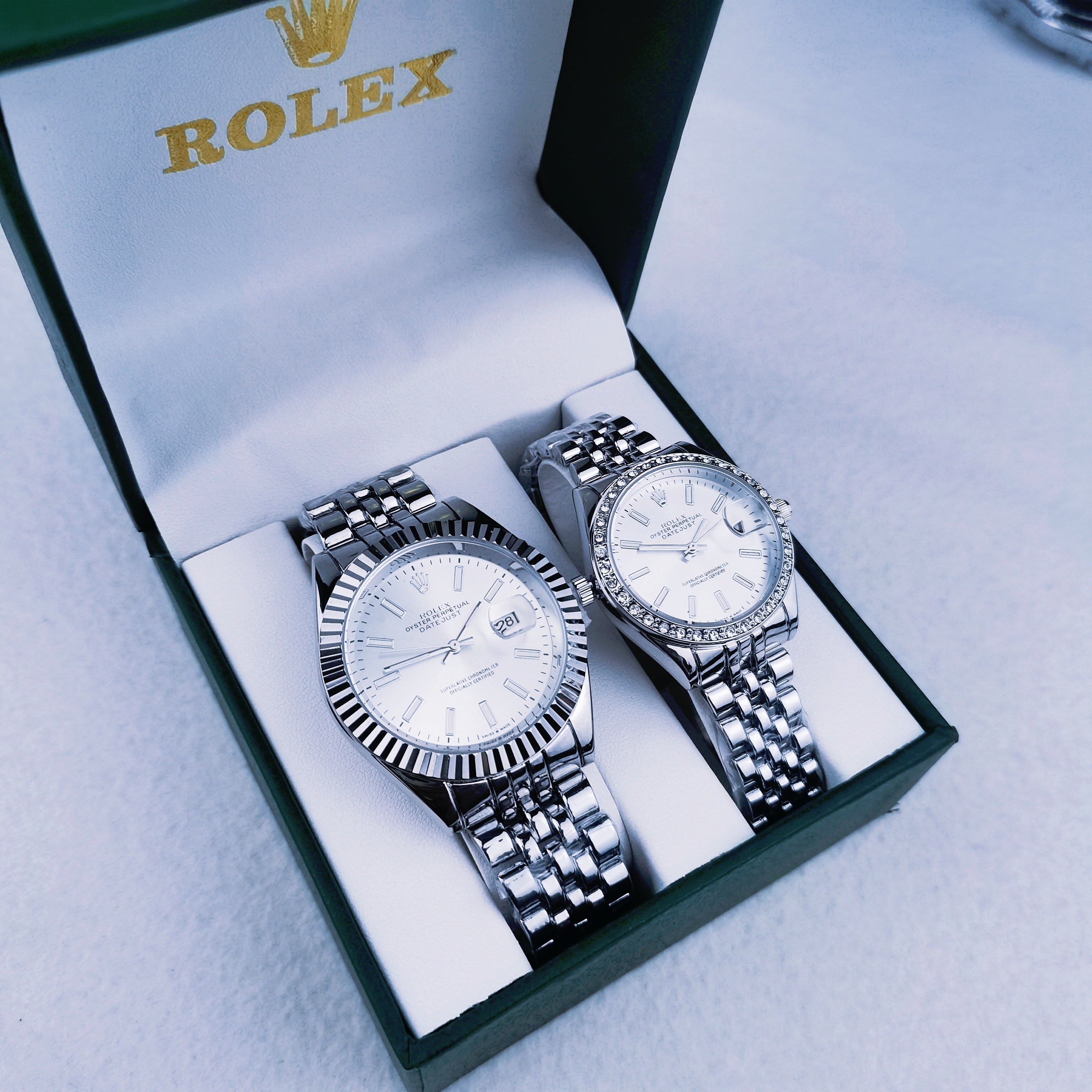 montre inspirée Rolex Oyster Datejust kit complet pour homme et femme