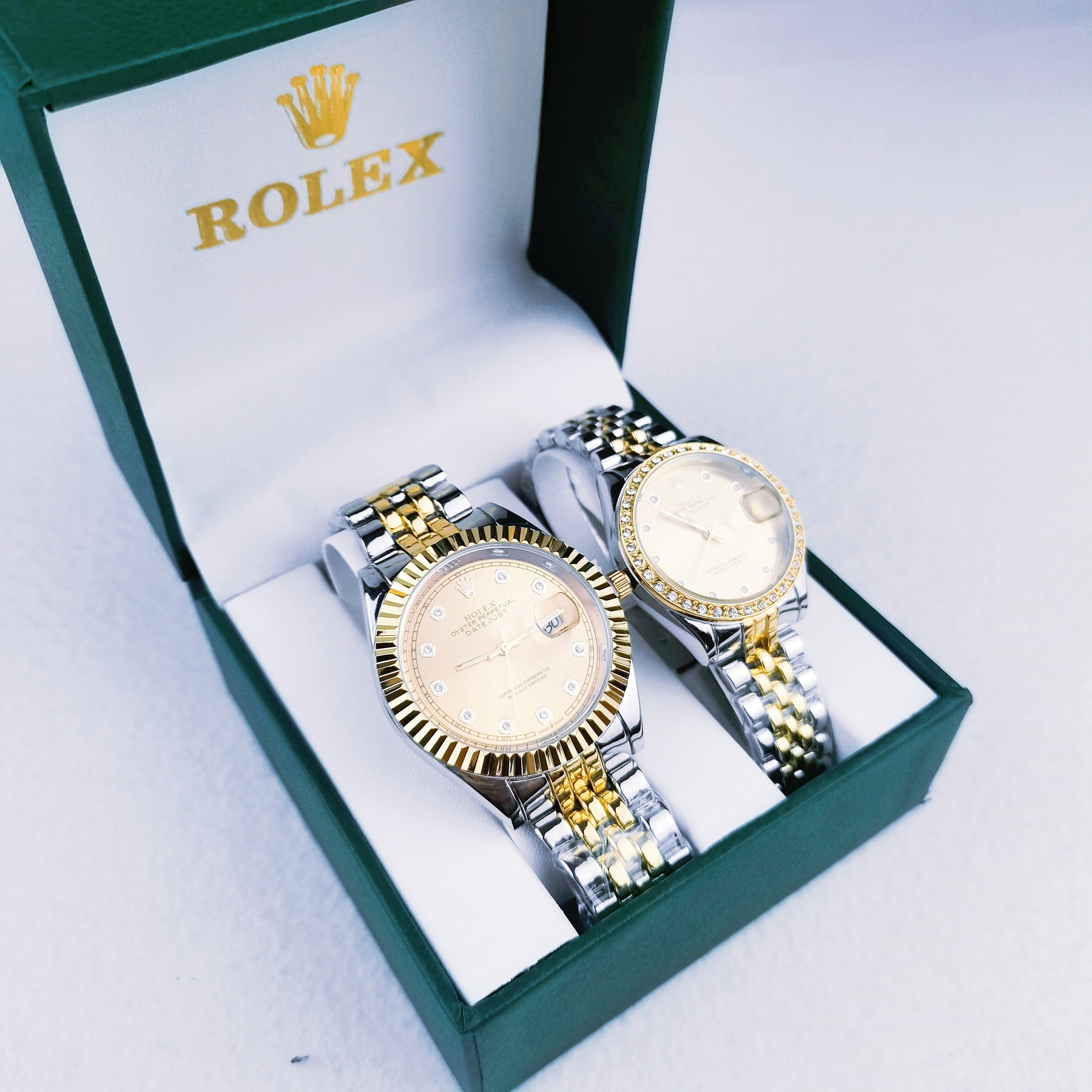 montre inspirée Rolex Oyster Datejust kit complet pour homme et femme