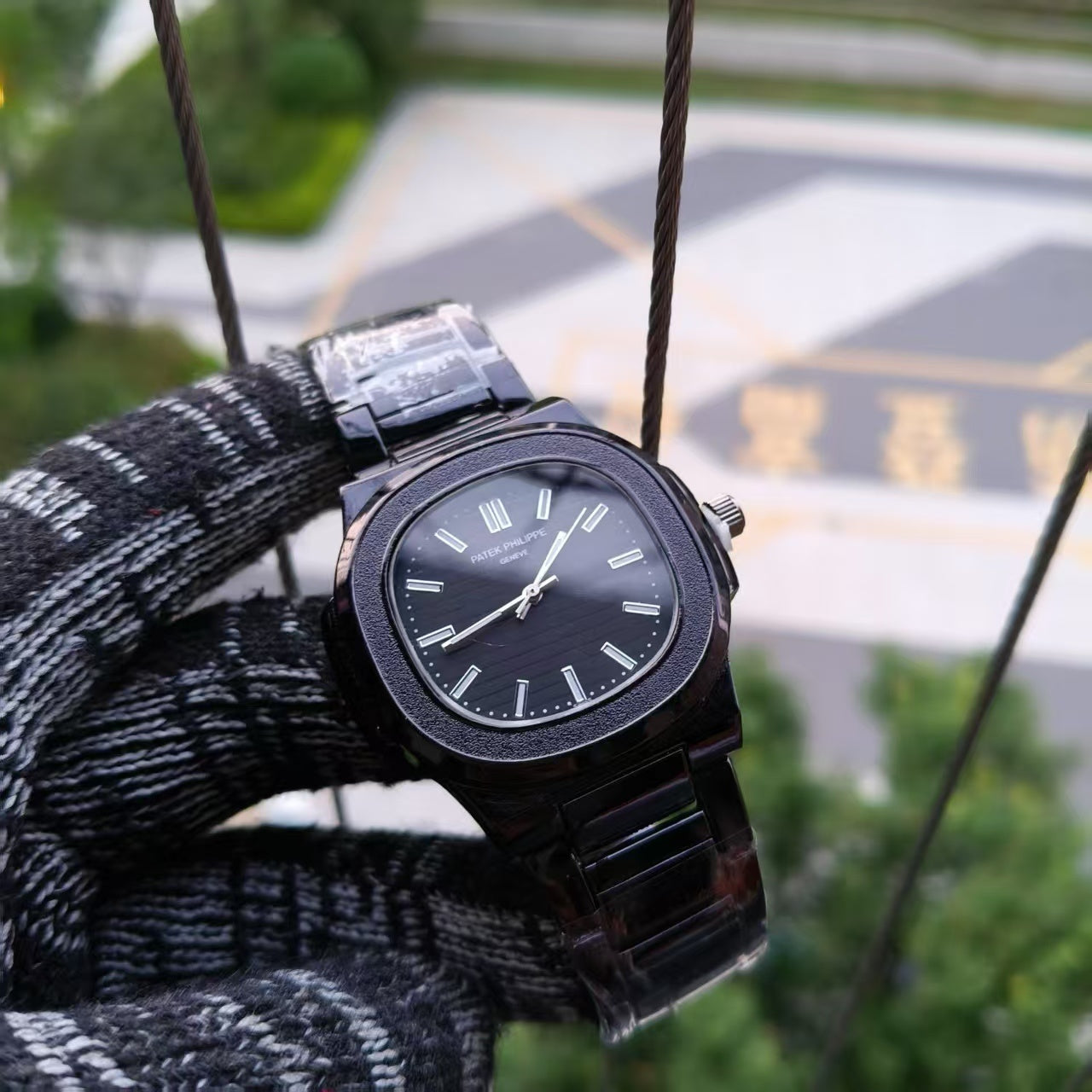 Montre inspirée de la Patek Philippe Nautilus