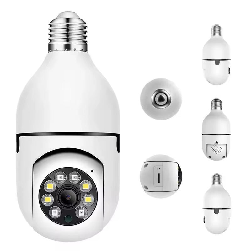 Caméra de Surveillance Ampoule WiFi 360° PIX - LINK – Vision Nocturne IR, Détection de Mouvement, Audio Bidirectionnel & Installation Sans Fil Culot E27 - HGL - CHINA