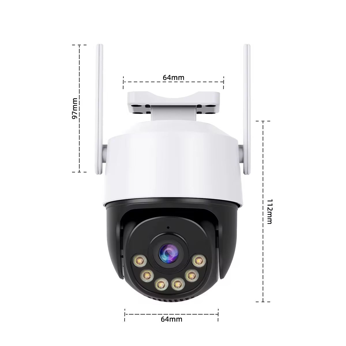 Caméra de Surveillance WiFi Tuya Smart Life 5MP – Extérieure, Vision Nocturne Couleur, Panoramique 360°, Interphone Bidirectionnel & Détection de Mouvement - HGL - CHINA