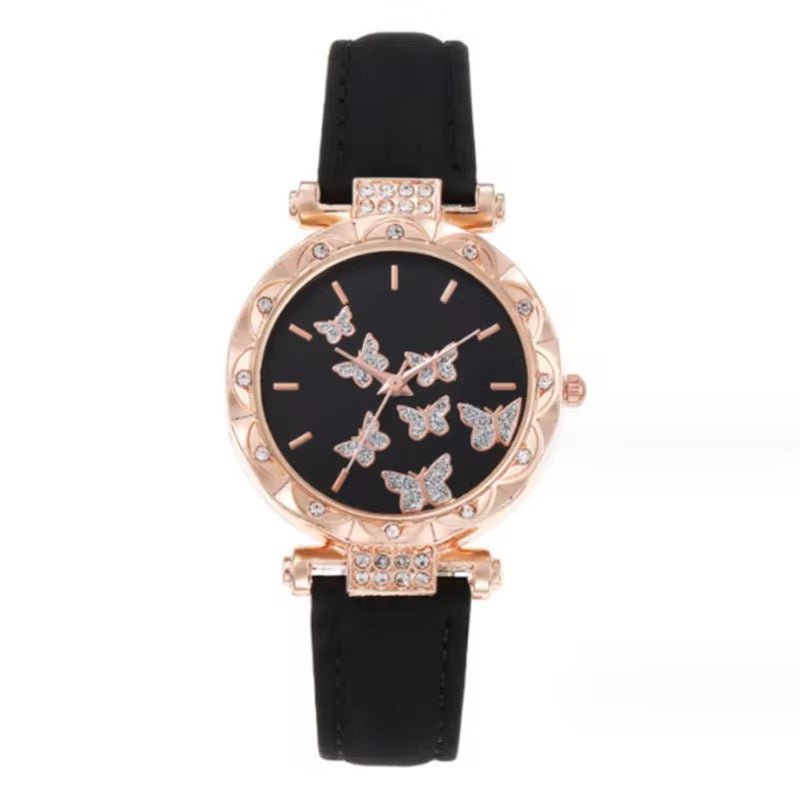 Coffret Cadeau Femme 5 Pièces – Montre Quartz, Collier, Bracelet, Bague et Boucles d’oreilles - HGL - CHINA