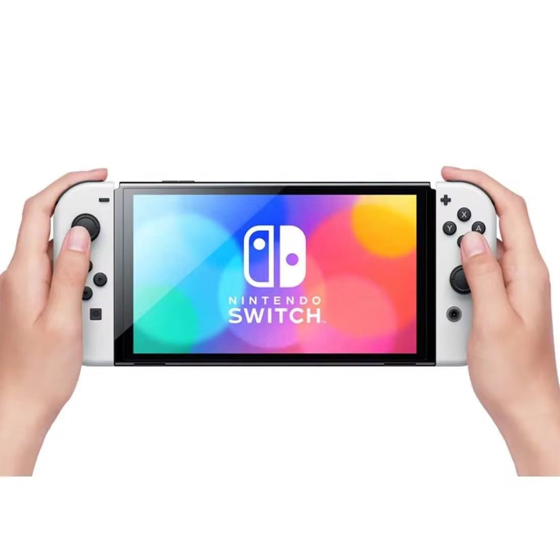 Console Nintendo Switch Modèle OLED – Écran 7 Pouces, 64 Go, Wi - Fi Haute Vitesse – Blanc Intense - HGL - CHINA