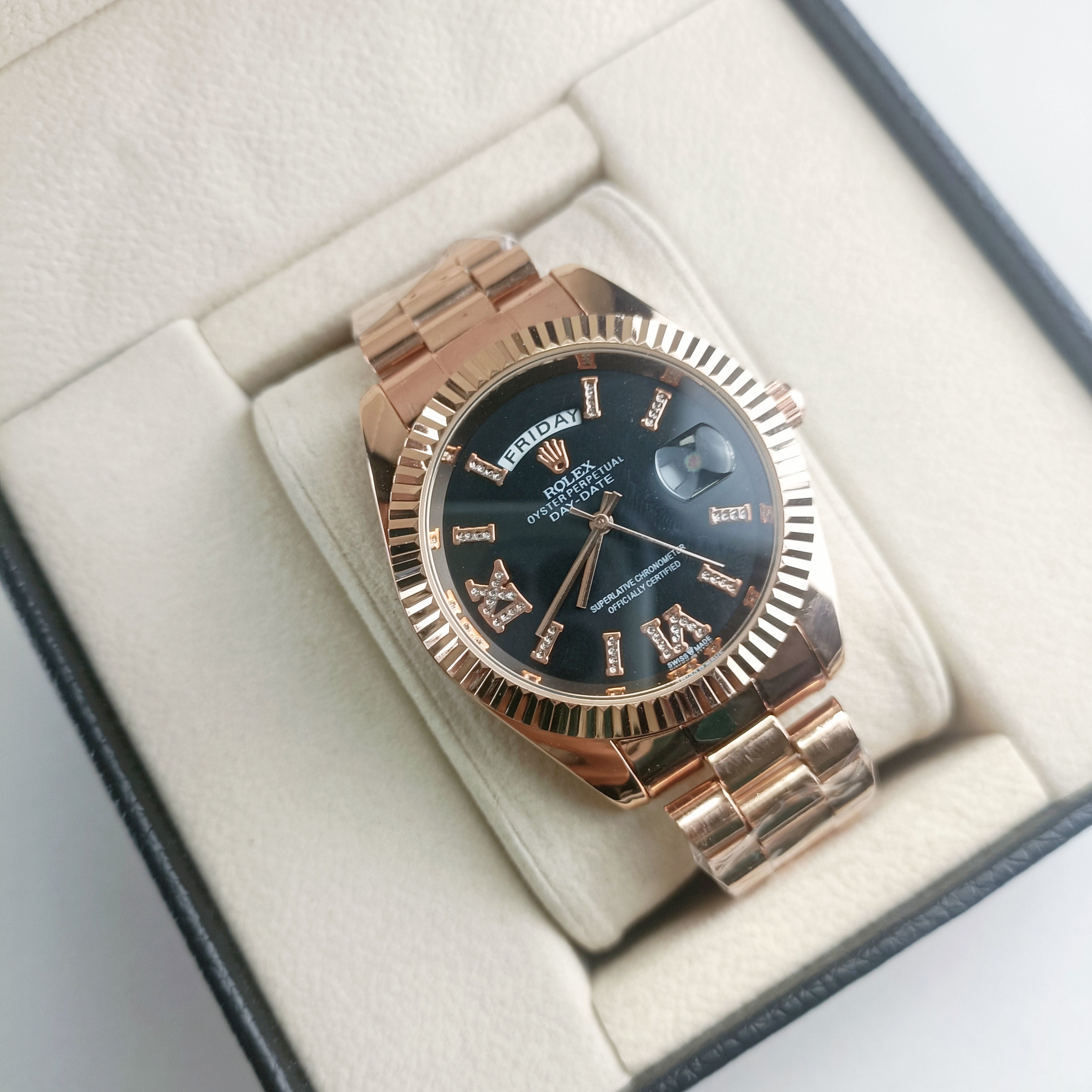 Montre inspirée de la légendaire Rolex Day-Date