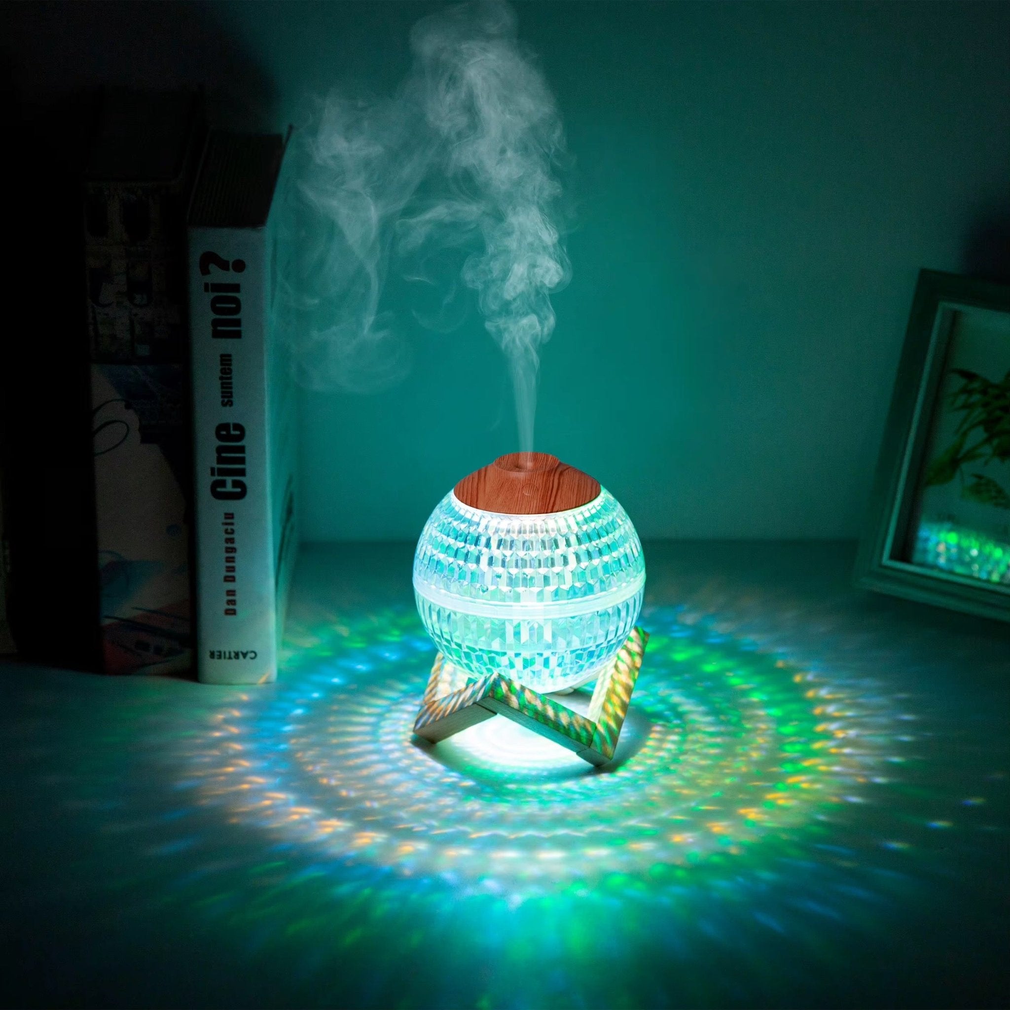 Diffuseur d'Huiles Essentielles LED - Effet Cristal & Brume Ultrasonique - HGL - CHINA