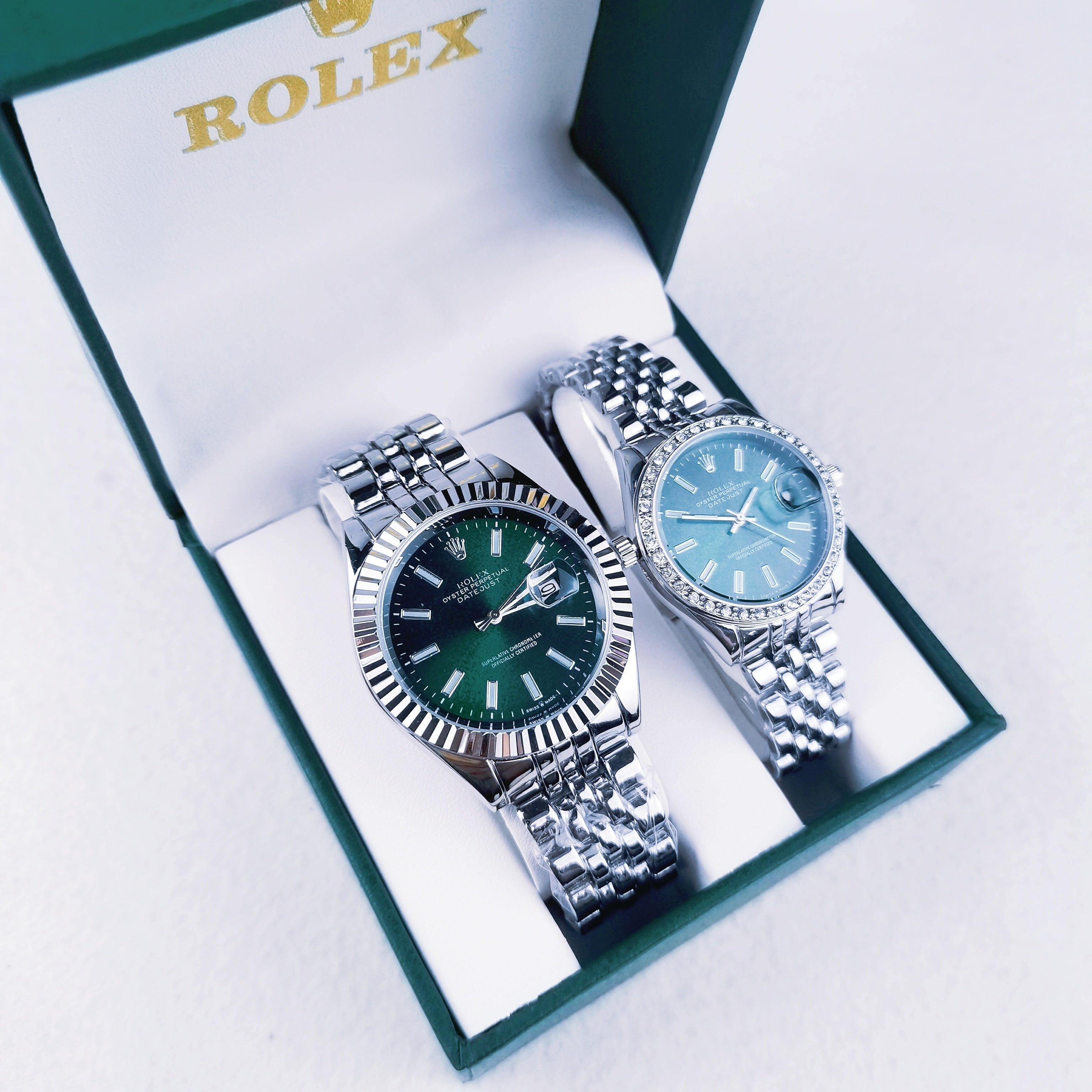 montre inspirée Rolex Oyster Datejust kit complet pour homme et femme