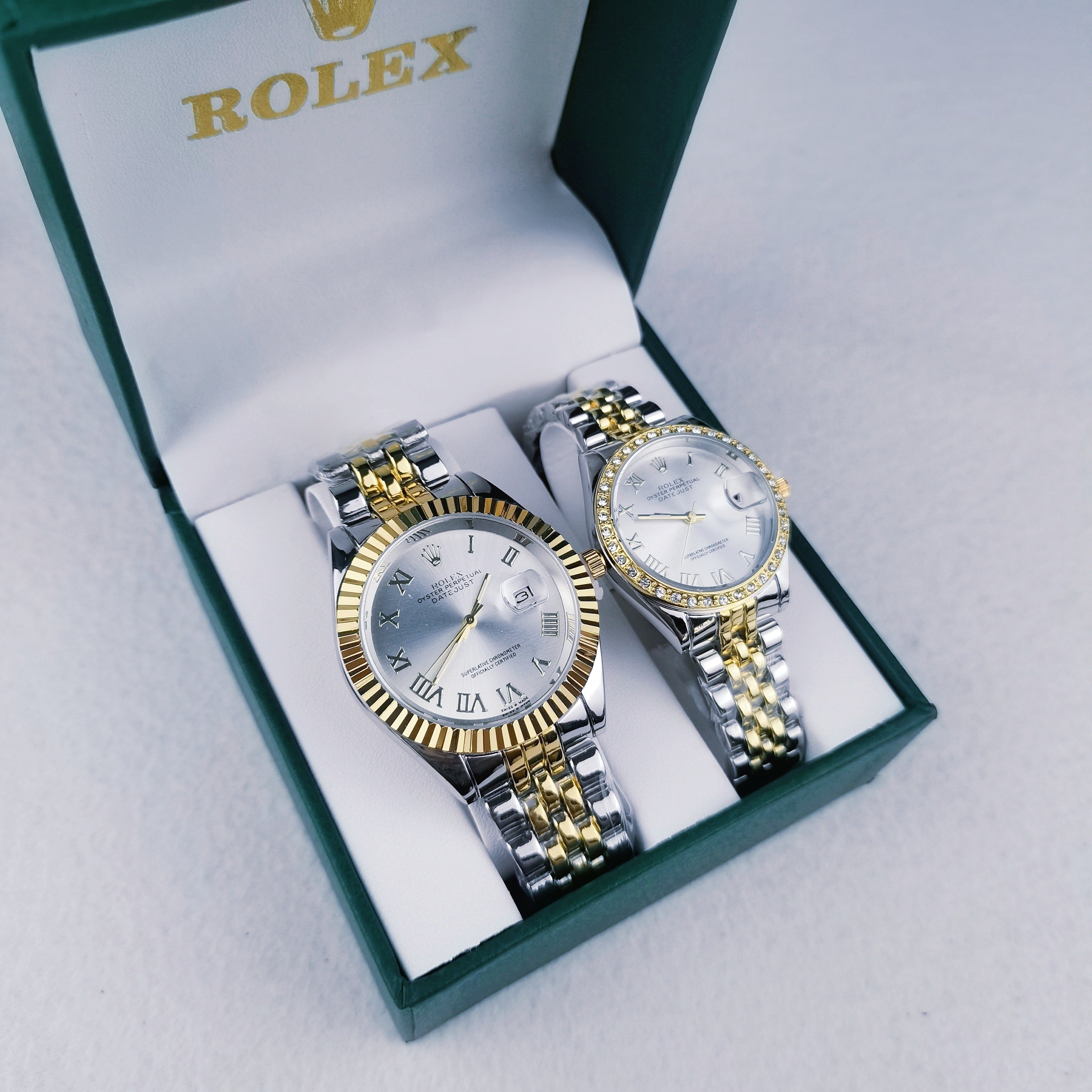 montre inspirée Rolex Oyster Datejust kit complet pour homme et femme
