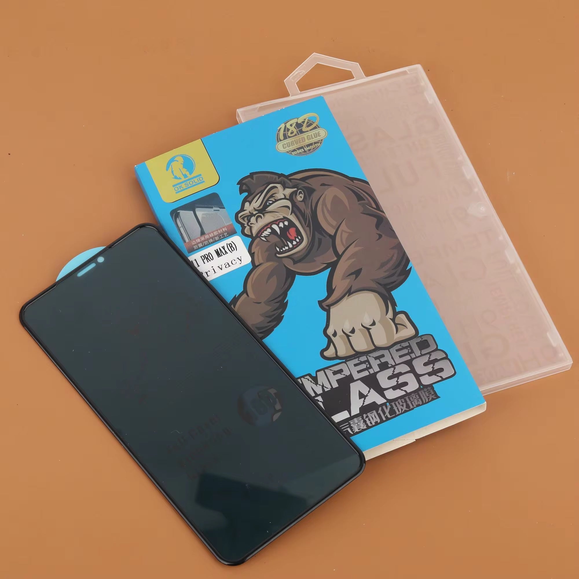 Film Protecteur "Privacy" 18D – Verre Trempé Incassable pour Smartphone - HGL - CHINA