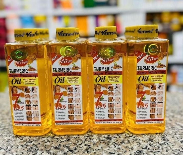 Huile Éclaircissante Intense au Curcuma - Turmeric Super Whitening Oil - HGL - CHINA