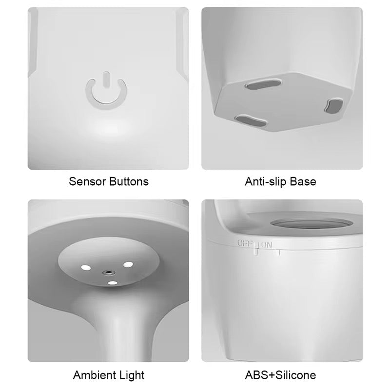 Humidificateur d'Air Anti - Gravité H2O – Diffuseur d'Huiles Essentielles à Gouttes d'Eau Ascendantes, Affichage LED Numérique & Horloge, Rechargeable USB pour Bureau et Maison - HGL - CHINA