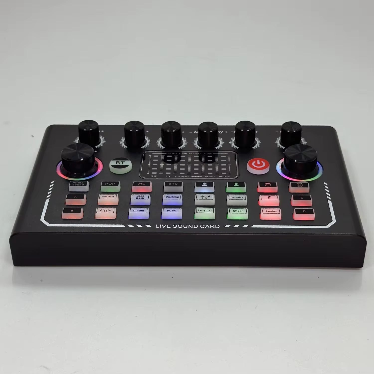Kit Microphone à Condensateur BM800 Professionnel – Pack Podcast & Streaming avec Carte Son Live, Réduction de Bruit & Bras Articulé - HGL - CHINA
