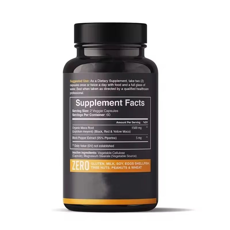 Maca Extra Strength 1500 mg - Performance & Vitalité - HGL - CHINA