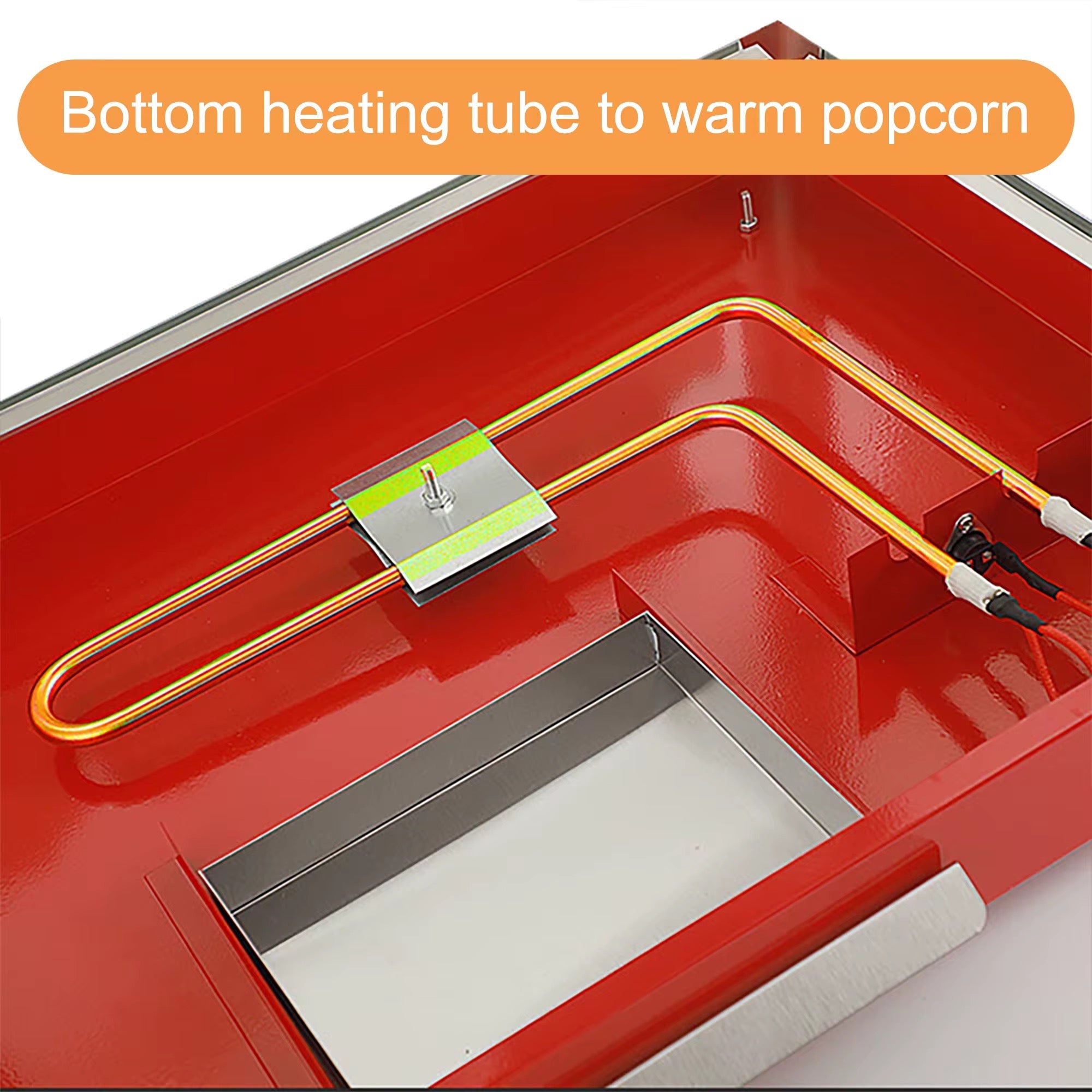 Machine à Pop - corn Professionnelle Shuang Junma – 1400W, Chaudron 8oz, Fonctions Chauffage & Maintien au Chaud, Certifiée CE/UL pour Restauration - HGL - CHINA