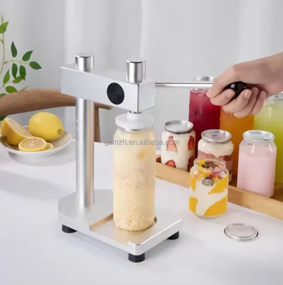 Machine de Fermeture Manuelle pour Bouteilles & Bocaux – Scellant à Bouchon à Vis en Aluminium, Qualité Professionnelle pour Jus, Sodas et Snacks - HGL - CHINA