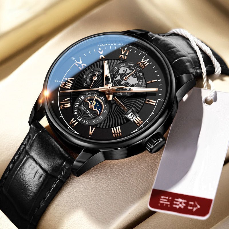 Montre de Luxe pour Homme à Quartz Chronographe Dateur - HGL - CHINA