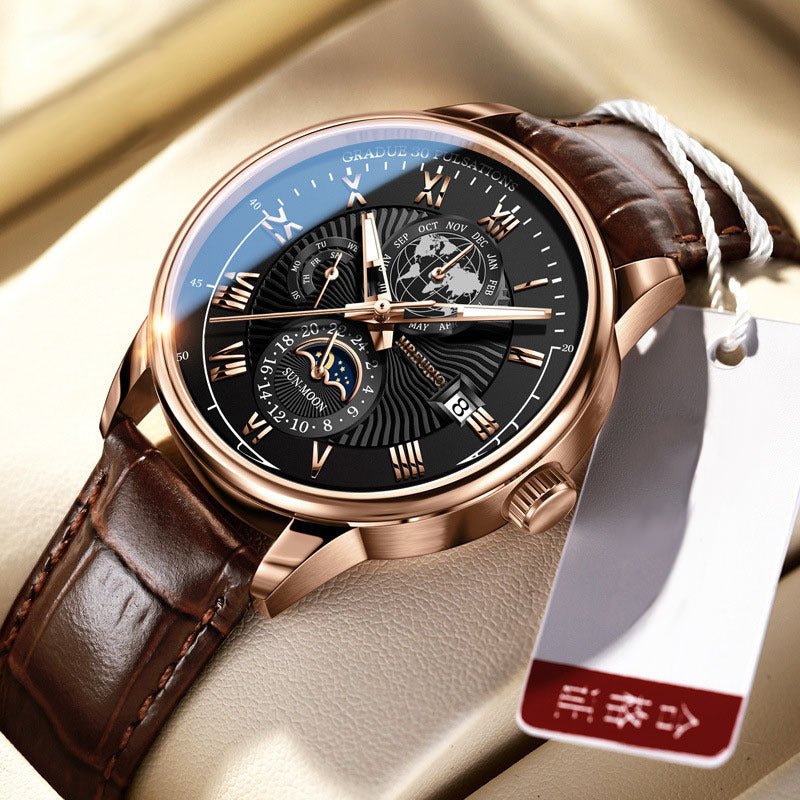 Montre de Luxe pour Homme à Quartz Chronographe Dateur - HGL - CHINA