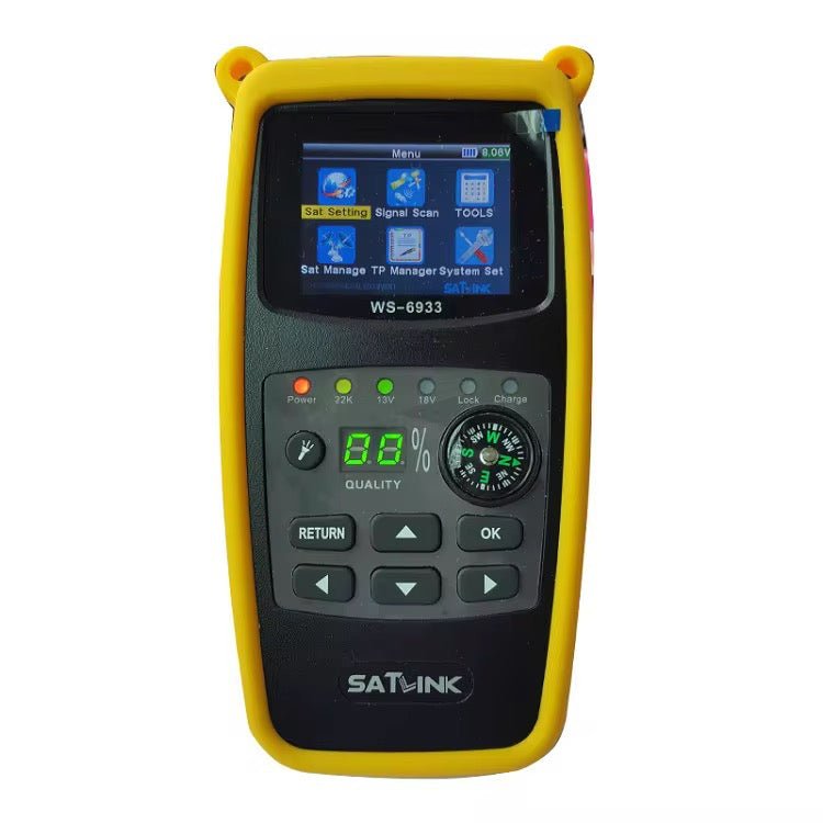 Pointeur Satellite Numérique HD Satlink WS - 6933 – Détecteur de Signal DVB - S2 avec Boussole Intégrée - HGL - CHINA