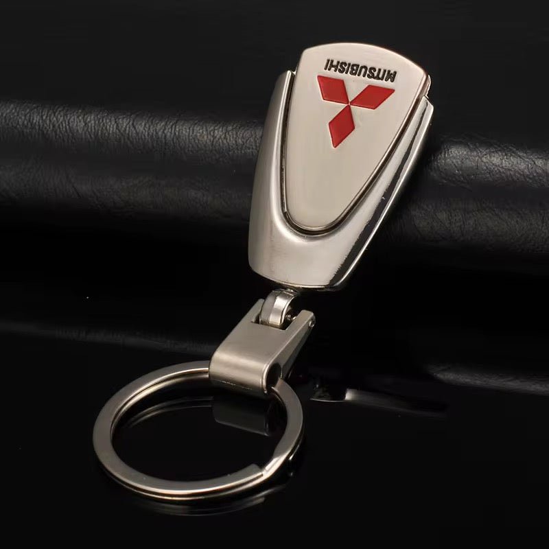 Porte - clés de Voiture en Métal Haut de Gamme – Forme Trapèze avec Logo Personnalisable (Audi, BMW, Toyota, Hyundai) & Finition Chrome - HGL - CHINA