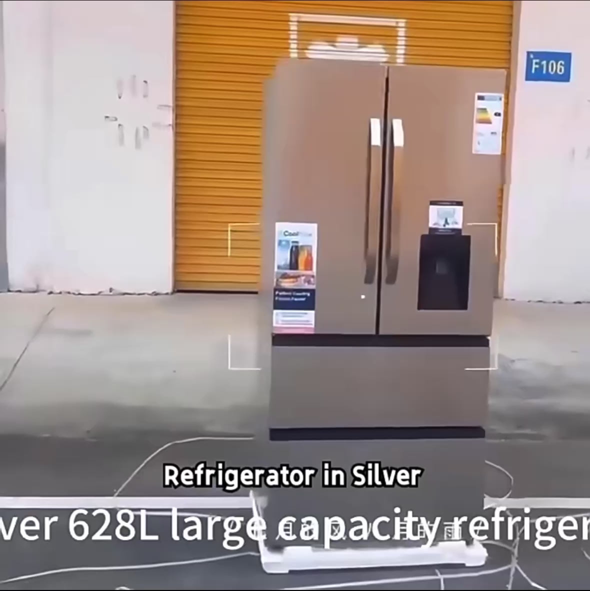 Réfrigérateur "French Door" Premium – 4 Portes avec Distributeur d'Eau & No Frost