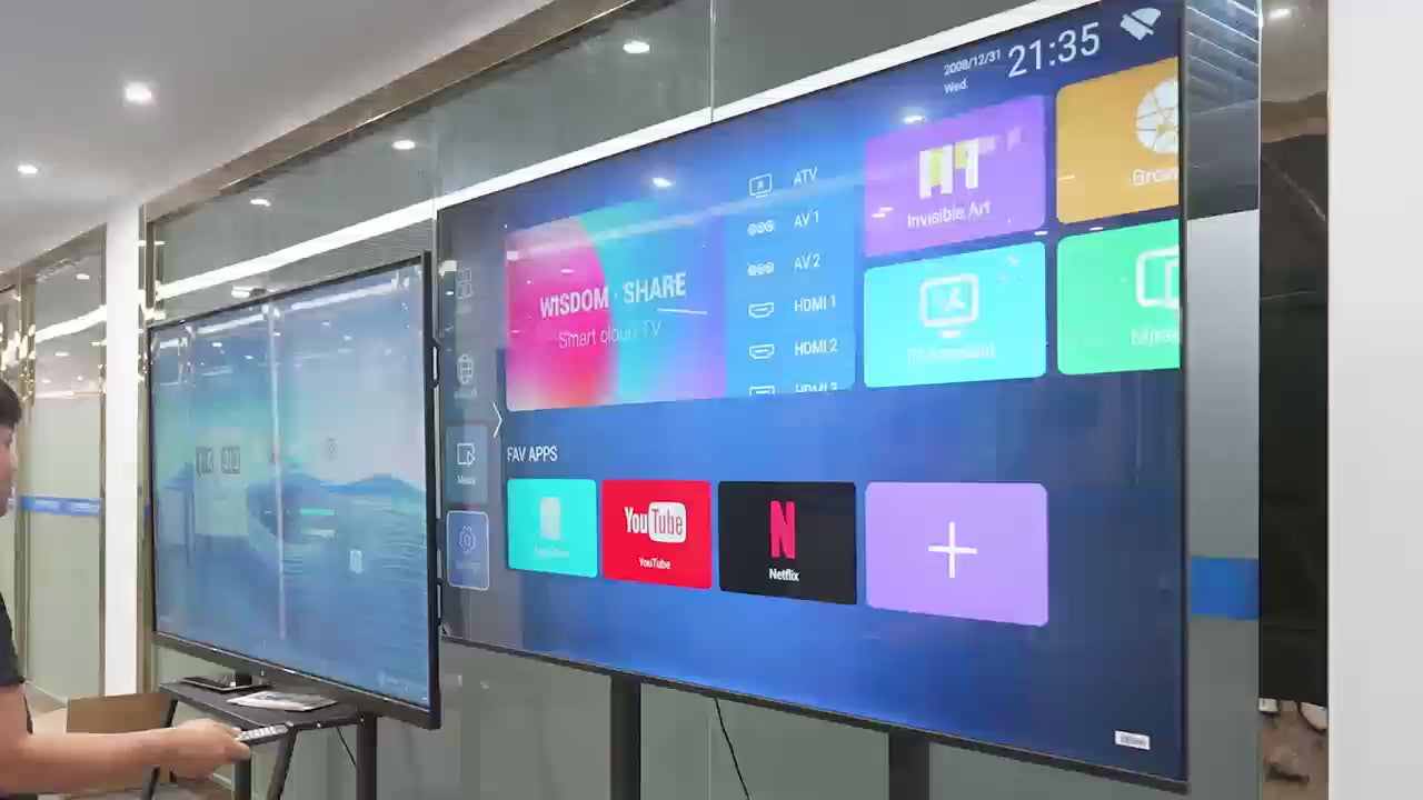 Smart TV LED 4K UHD – Cinéma à Domicile avec Netflix, YouTube, Disney+ et plus