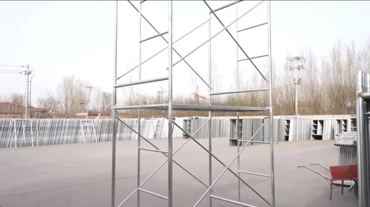 Échafaudage de Cadre de H en Acier Galvanisé – Système de Cuplock Haute Résistance